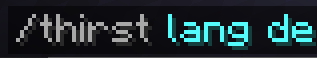 /thirst lang command example